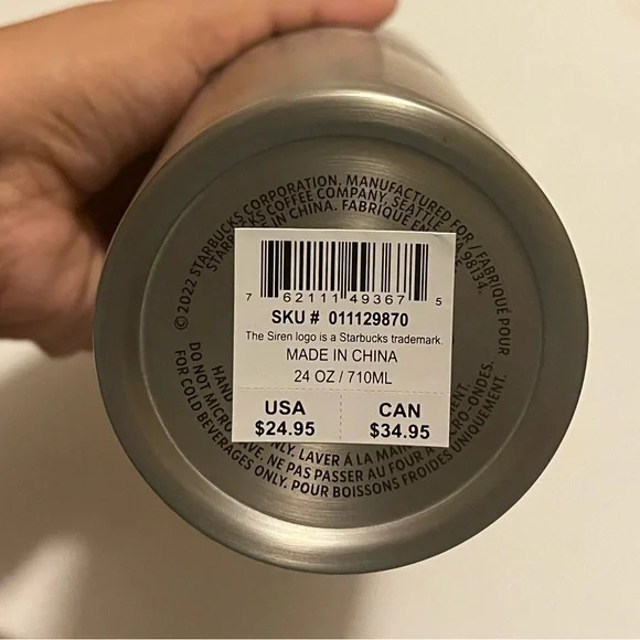 Starbucks Stainless Steel Cold Cup - Picture 5 of 6